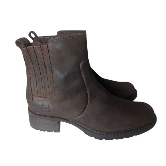 TIMBERLAND Brown Leather Chelsea Boot Size 8.5M - Picture 8 of 8